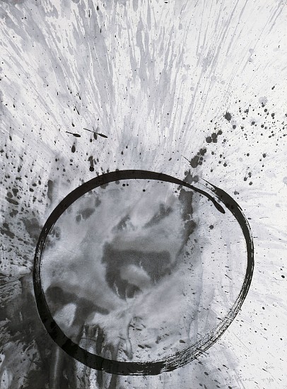 Max Gimblett, Enso 1 (Large Circle)
1983/1990, Ink and  wash on paper