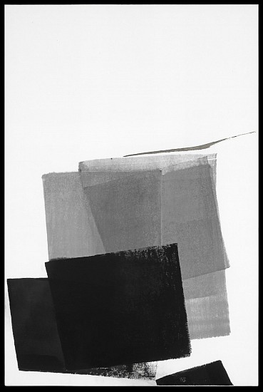 Toko Shinoda, One's Way
1997, Sumi ink and silver paint on Japanese paper